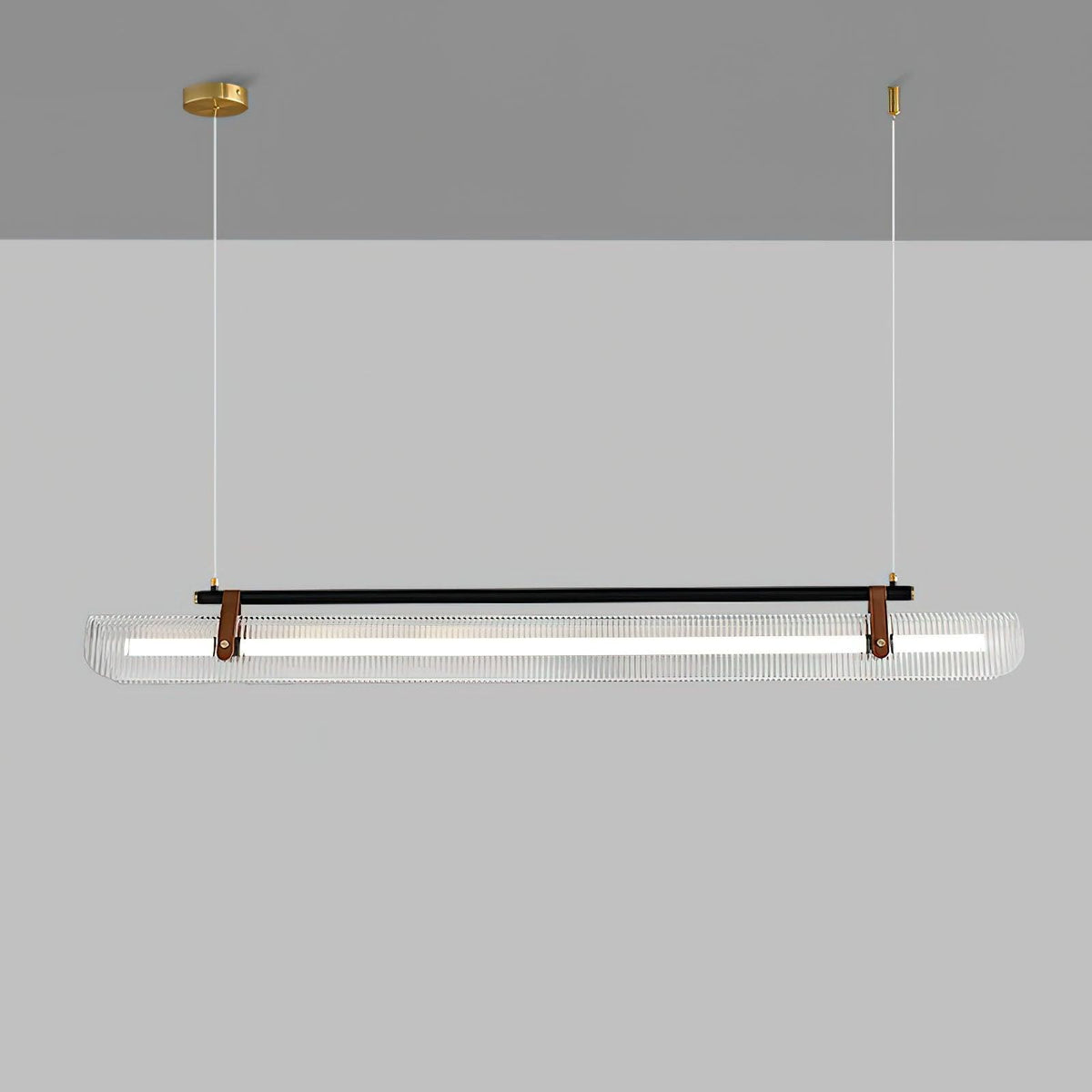 Niraenne Pendelleuchte aus Acryl linear modern für das Esszimmer