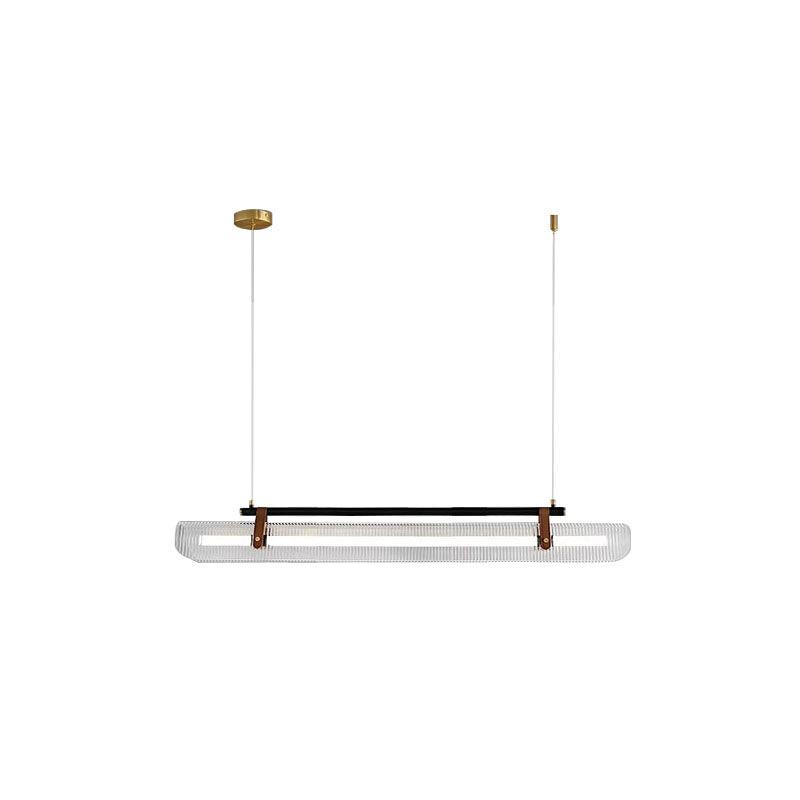Niraenne Pendelleuchte aus Acryl linear modern für das Esszimmer