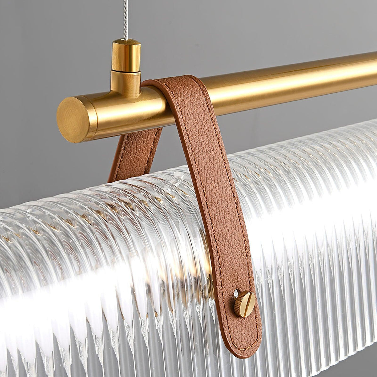 Niraenne Pendelleuchte aus Acryl linear modern für das Esszimmer