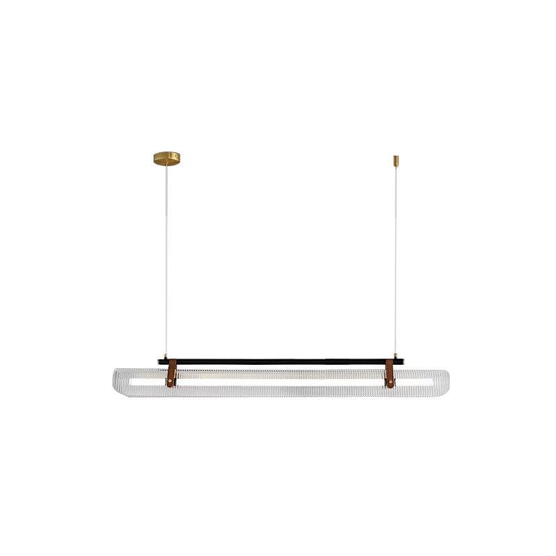 Niraenne Pendelleuchte aus Acryl linear modern für das Esszimmer