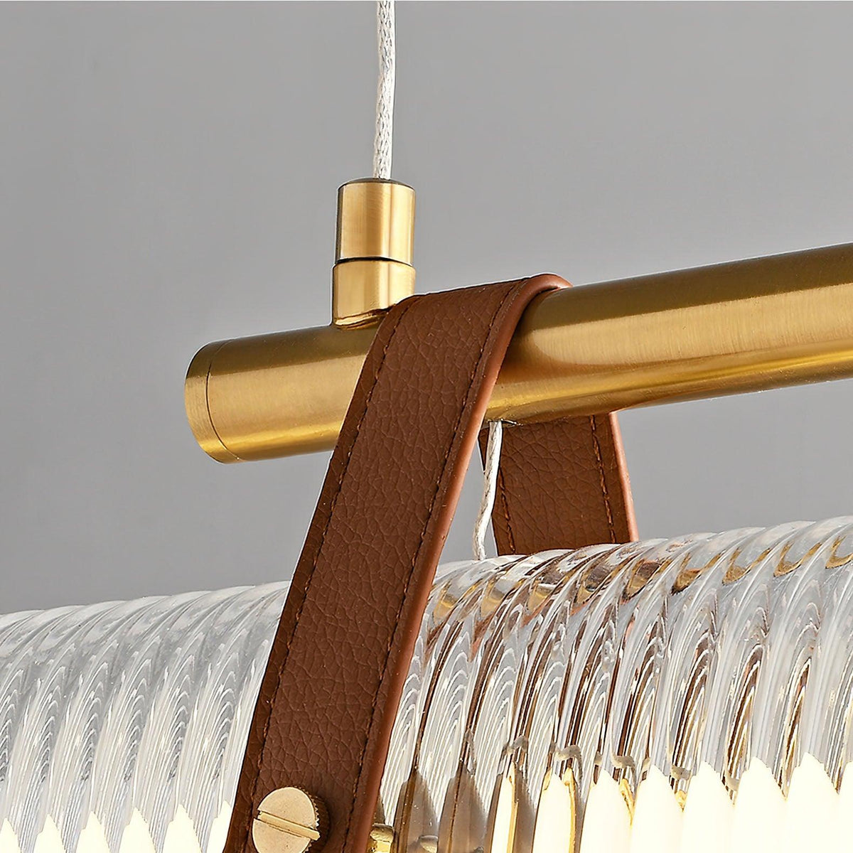 Niraenne Pendelleuchte aus Acryl linear modern für das Esszimmer