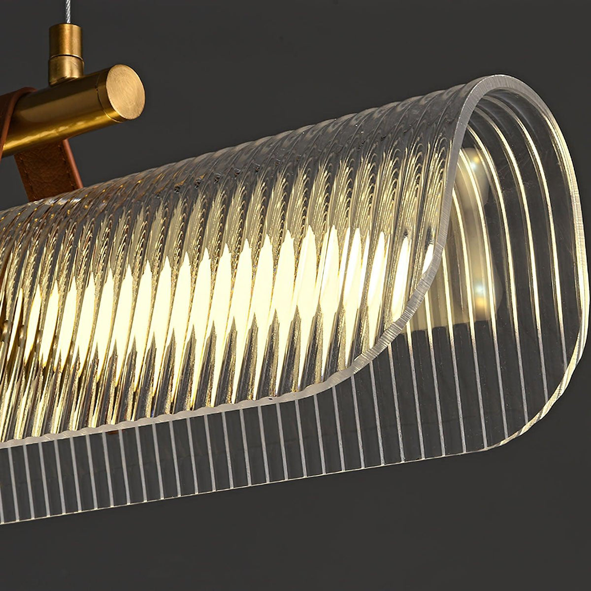 Niraenne Pendelleuchte aus Acryl linear modern für das Esszimmer