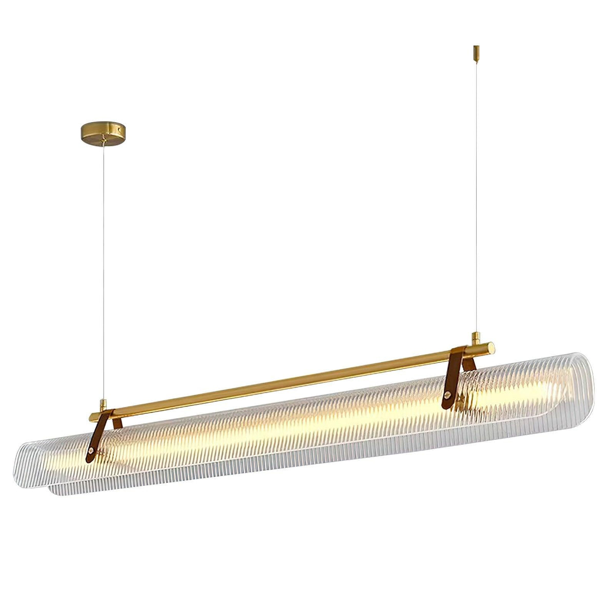 Niraenne Pendelleuchte aus Acryl linear modern für das Esszimmer
