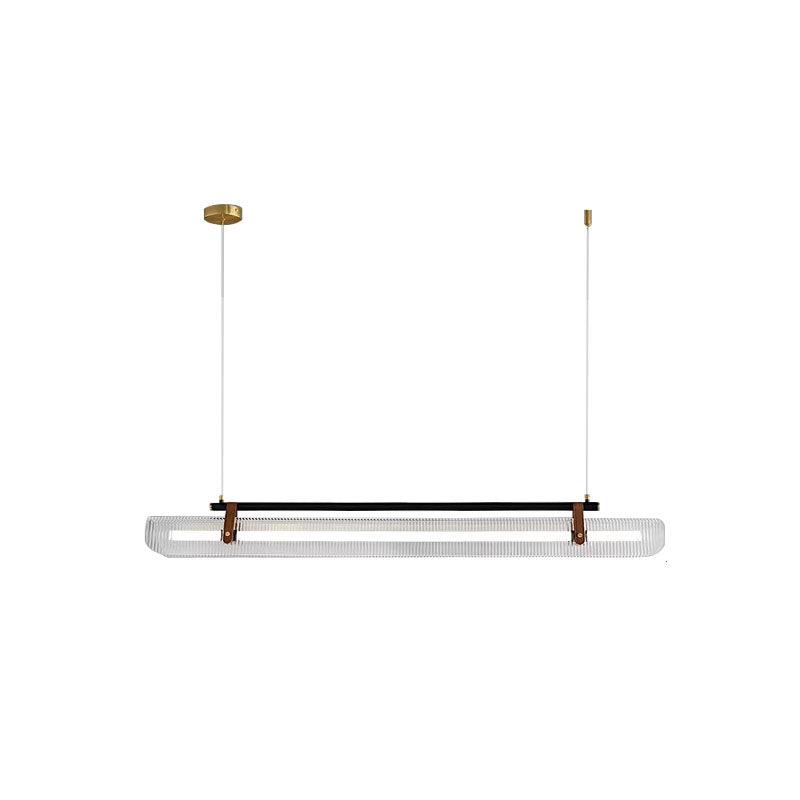 Niraenne Pendelleuchte aus Acryl linear modern für das Esszimmer