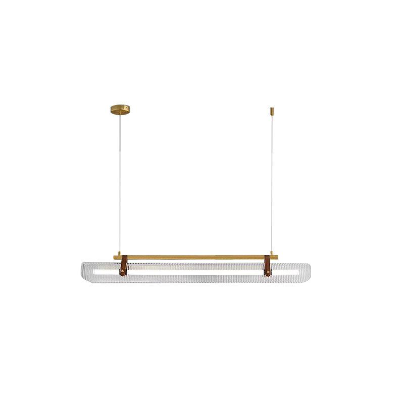 Niraenne Pendelleuchte aus Acryl linear modern für das Esszimmer