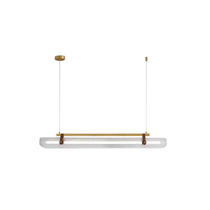 Niraenne Pendelleuchte aus Acryl linear modern für das Esszimmer