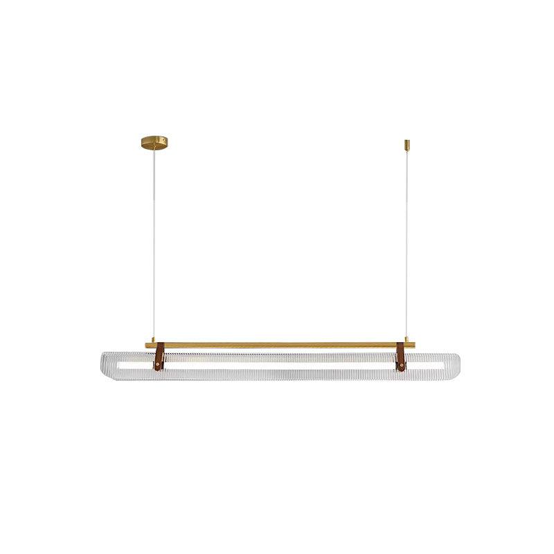 Niraenne Pendelleuchte aus Acryl linear modern für das Esszimmer