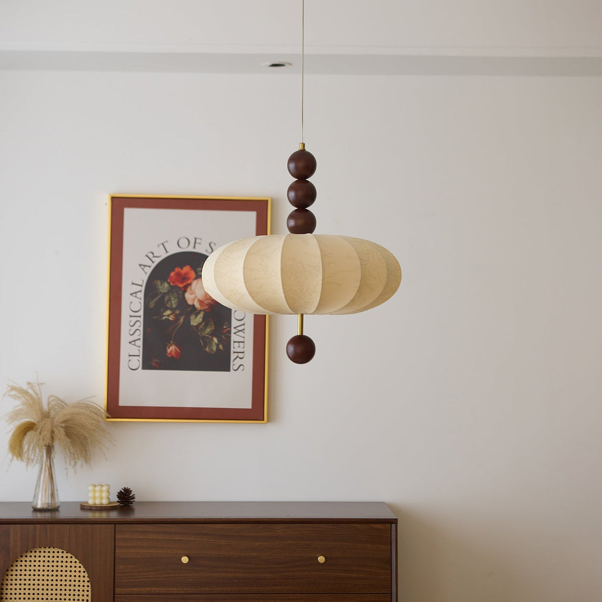 Koda Vintage-Stoff-Pendelleuchte