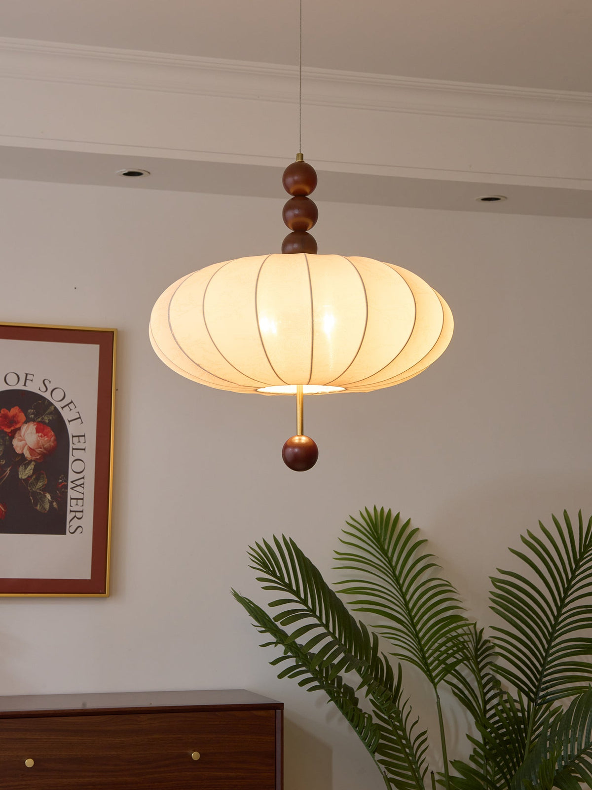 Koda Vintage-Stoff-Pendelleuchte