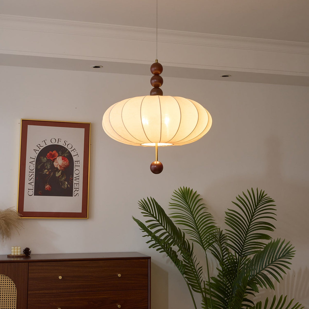 Koda Vintage-Stoff-Pendelleuchte