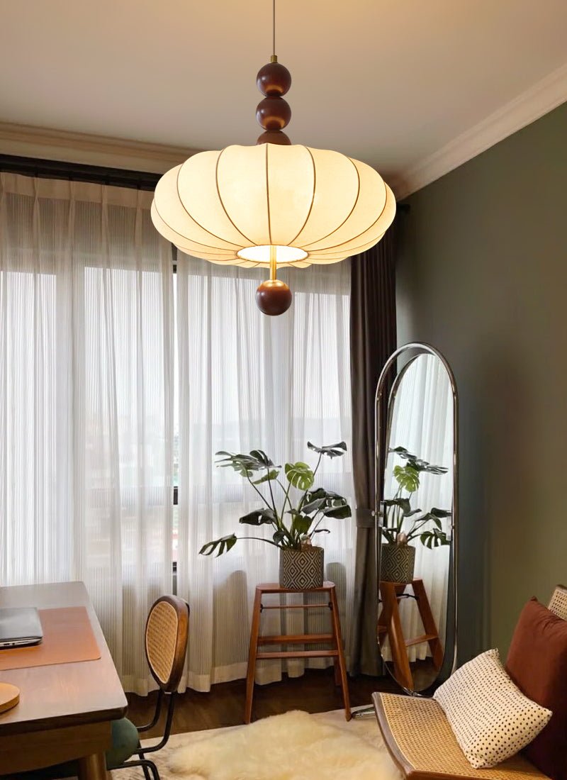 Koda Vintage-Stoff-Pendelleuchte