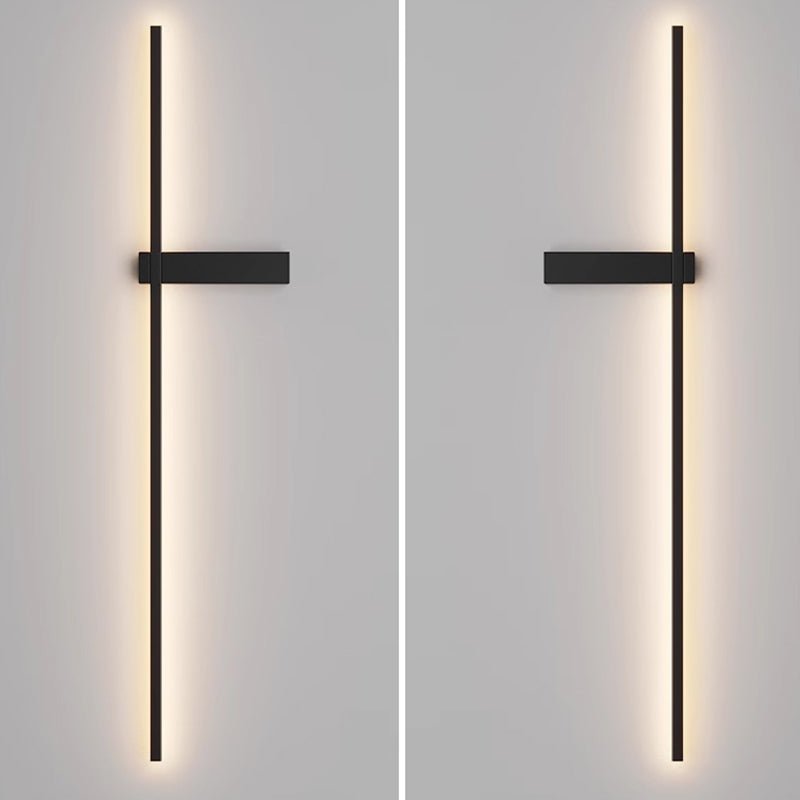 Mesv Linear wiederaufladbare schwarze Wandleuchte