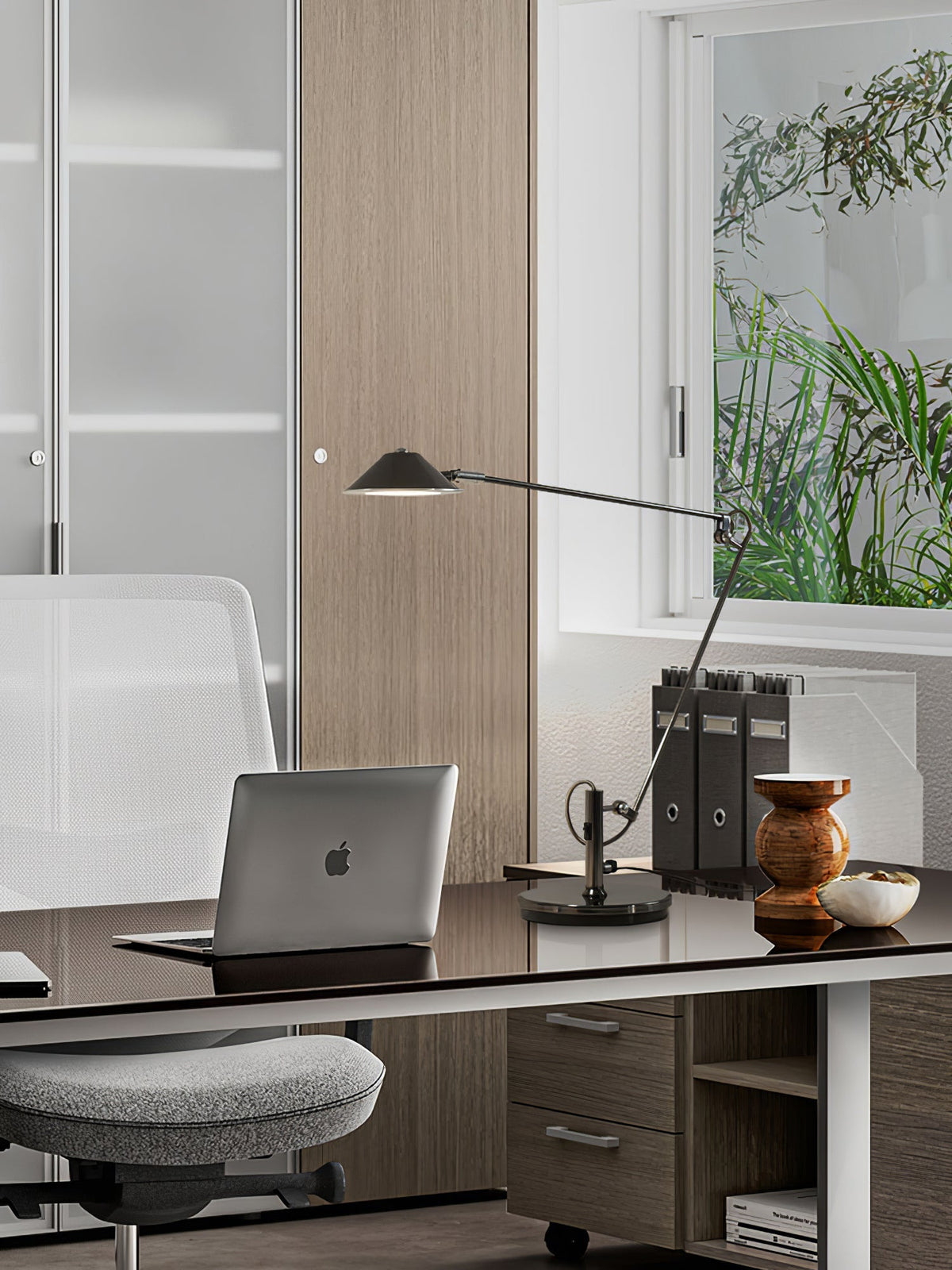 Queden Minimalistische Schreibtischlampe für den Arbeitsplatz