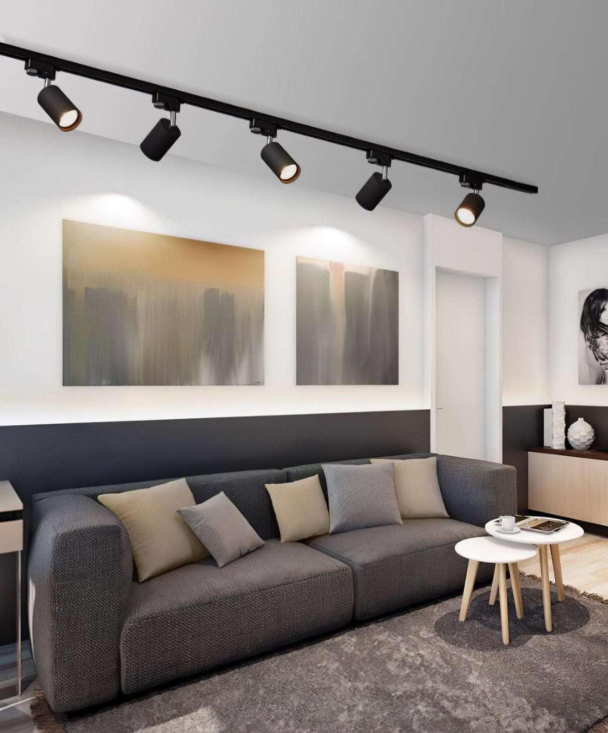 Reneaya verstellbare Deckenleuchte Spotlight Track LED