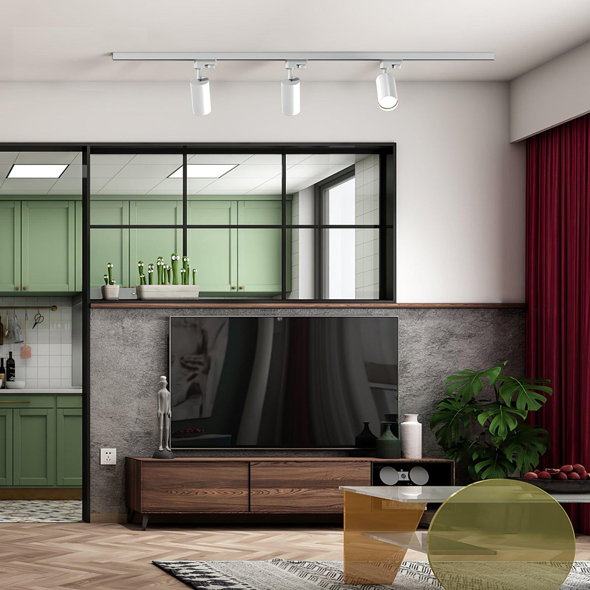 Reneaya verstellbare Deckenleuchte Spotlight Track LED