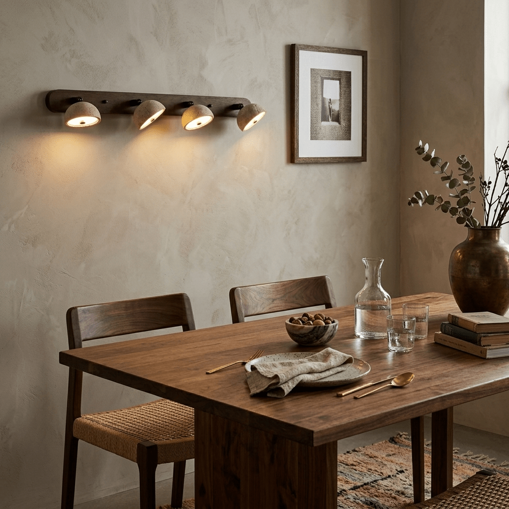 Valienne Travertine Dome Wandleuchte