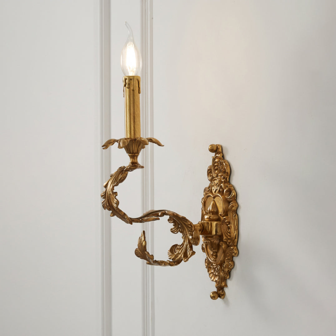 Golden Cartouche Wandleuchte