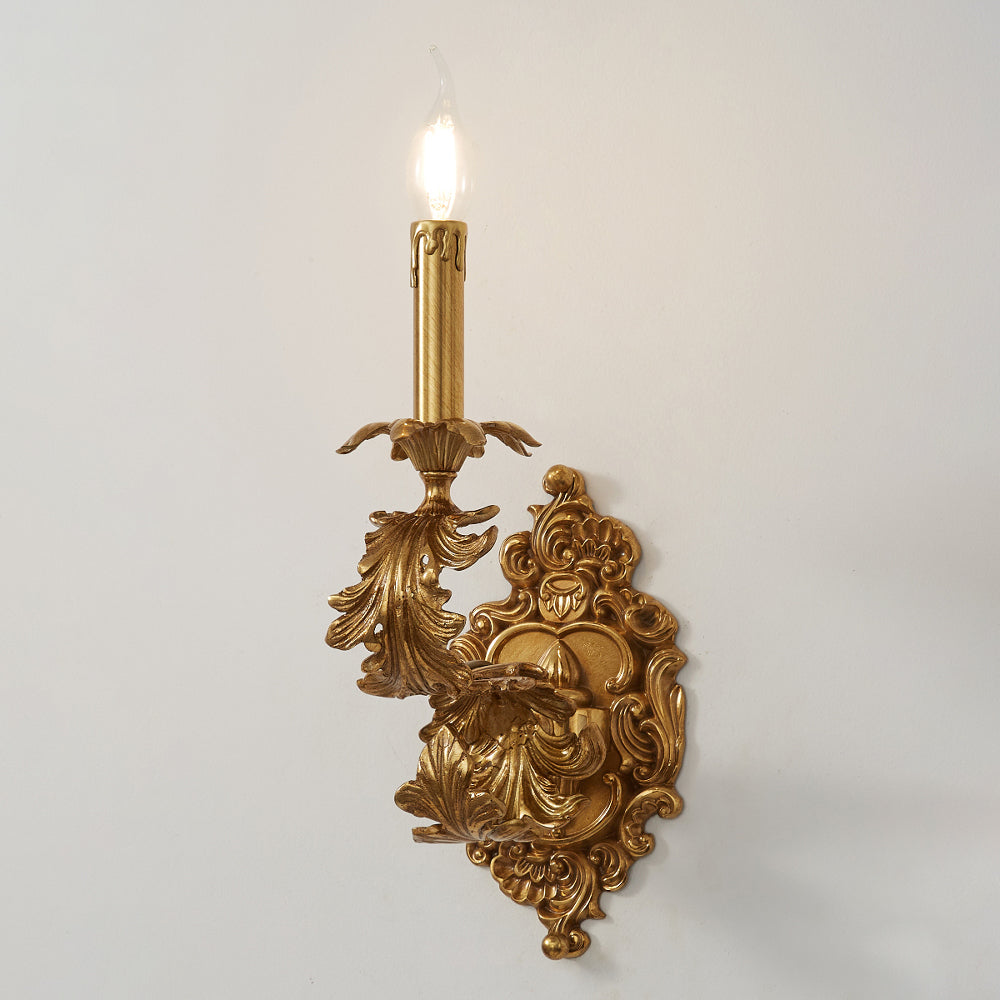Golden Cartouche Wandleuchte
