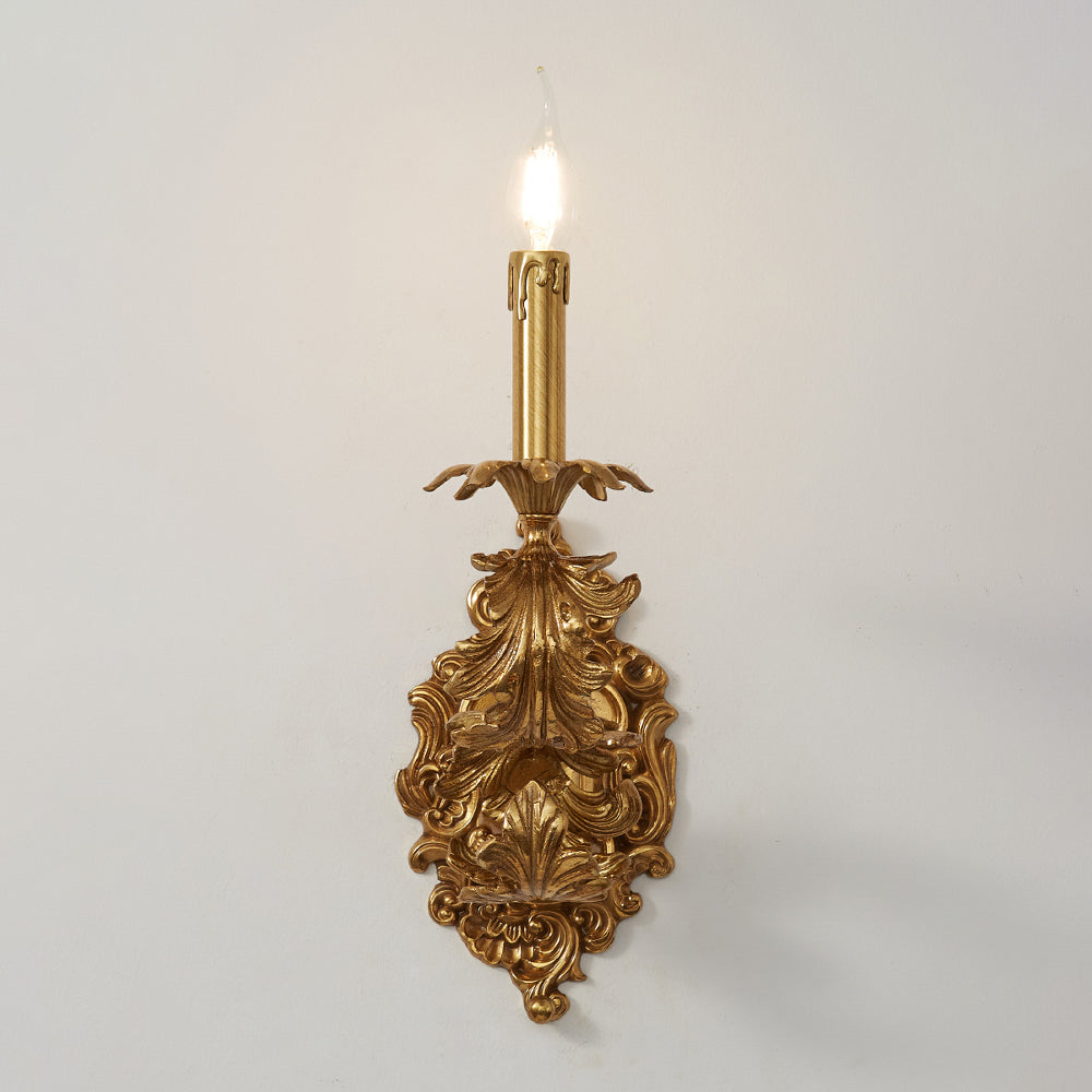 Golden Cartouche Wandleuchte