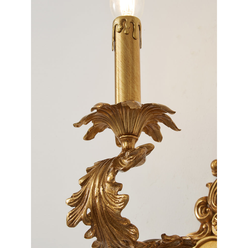Golden Cartouche Wandleuchte