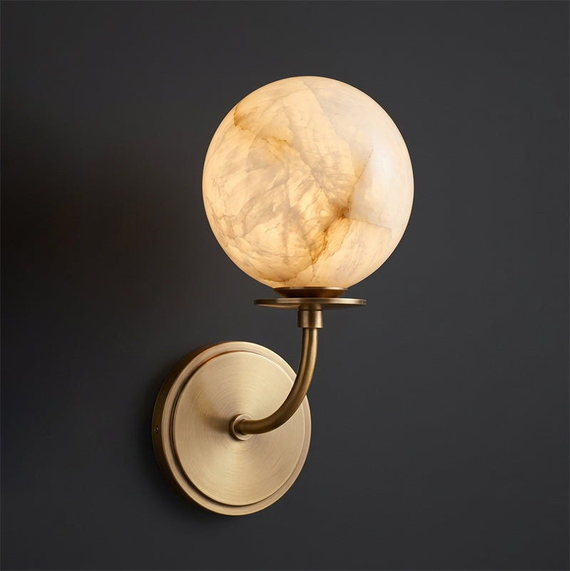 Dovenhurst Alabaster-Wandleuchte