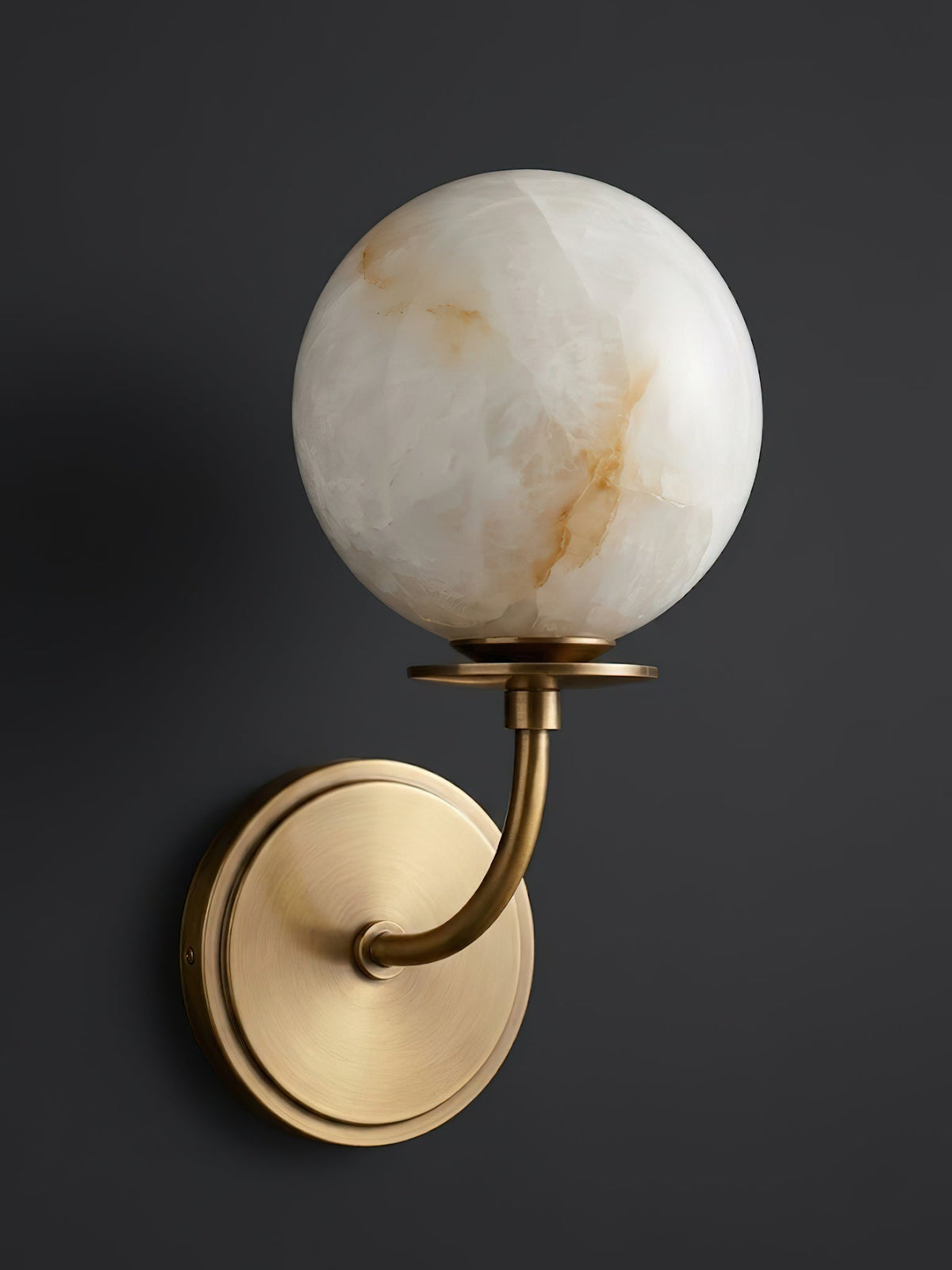 Dovenhurst Alabaster-Wandleuchte