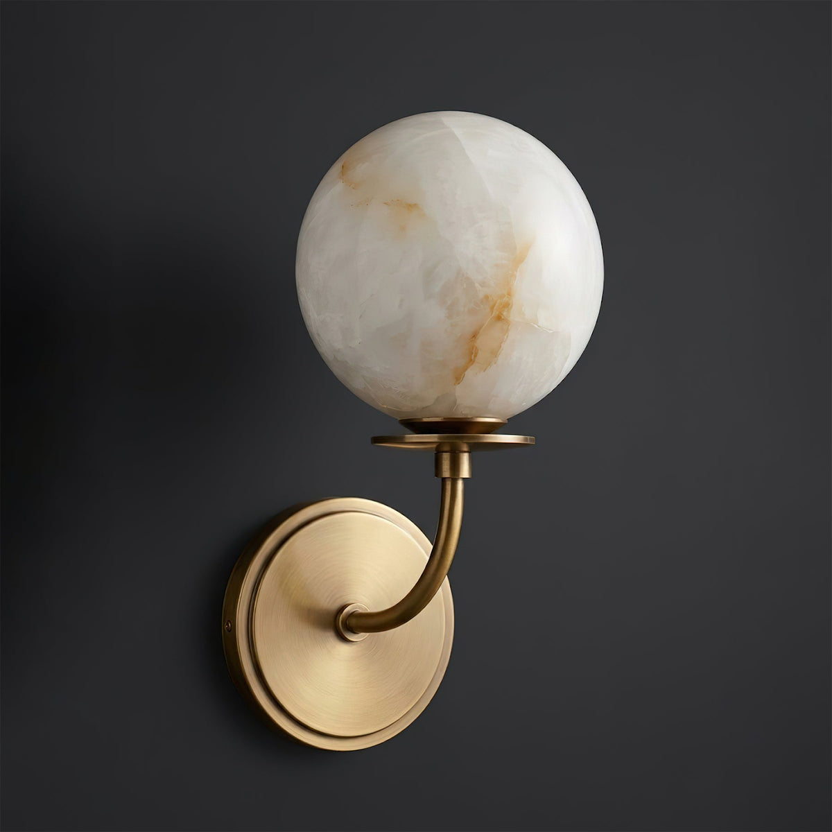 Dovenhurst Alabaster-Wandleuchte