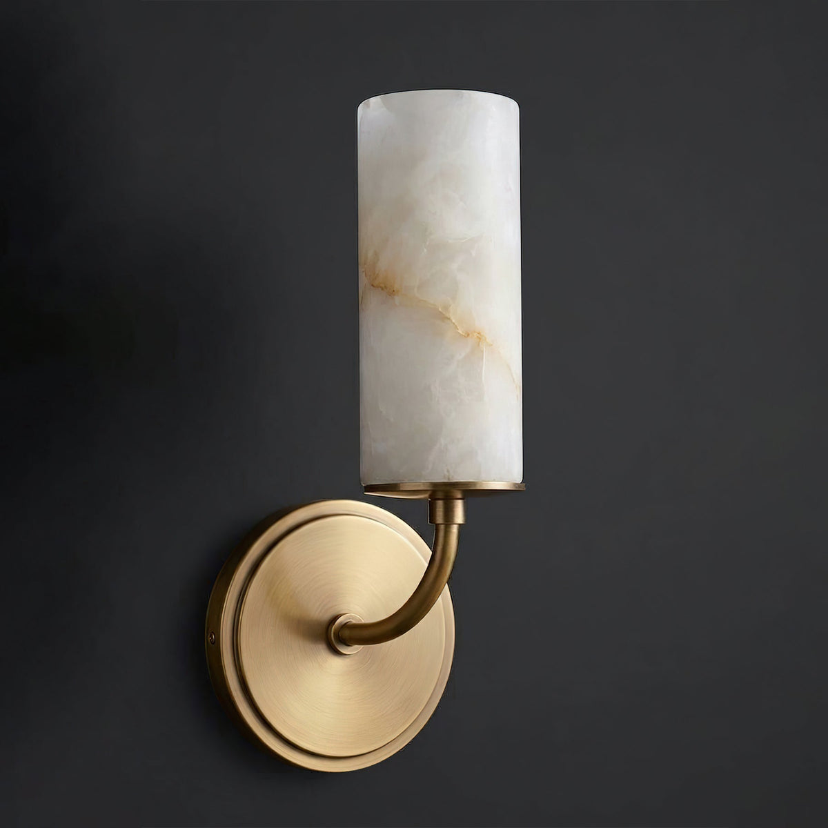 Dovenhurst Alabaster-Wandleuchte
