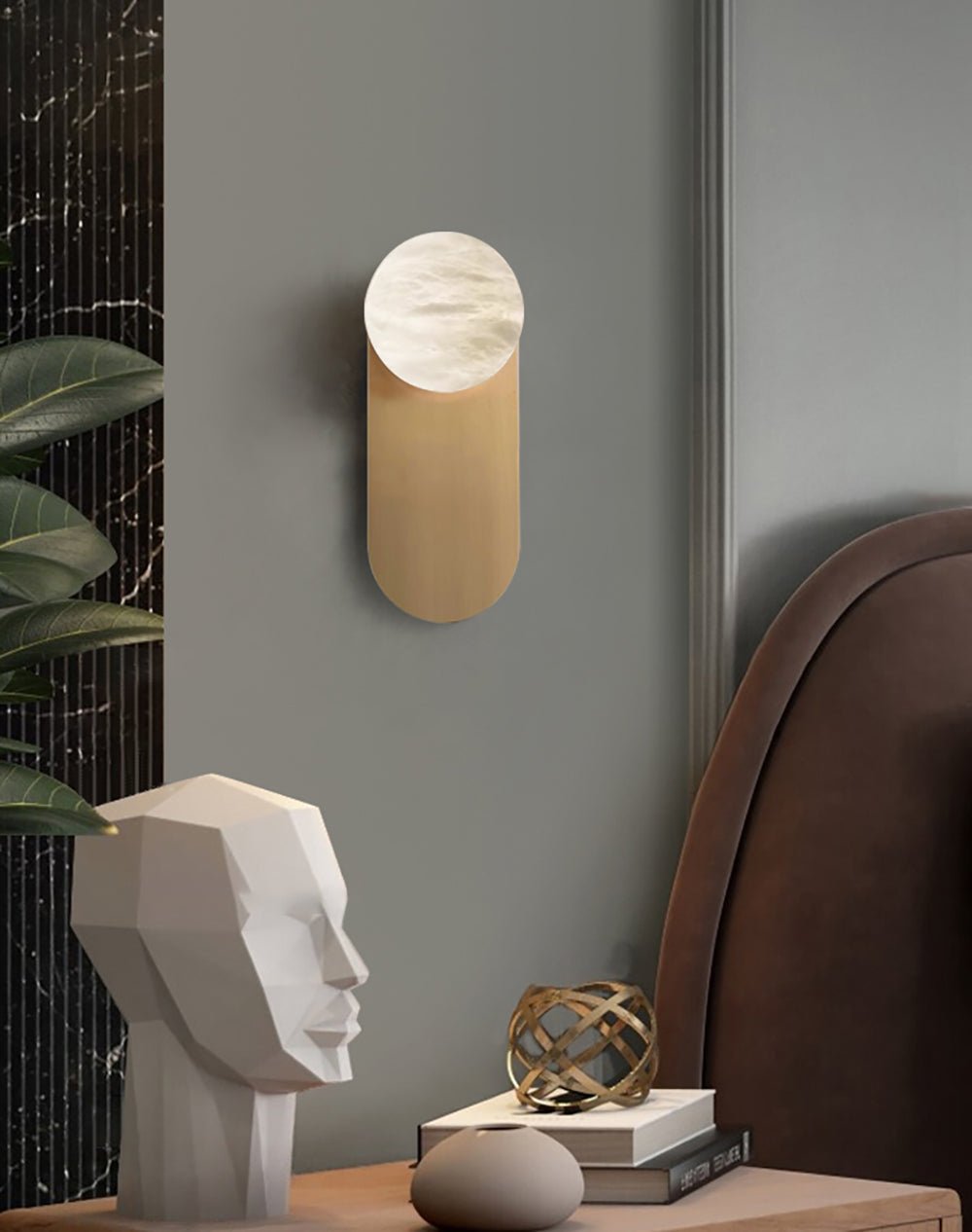 Cuzorion Alabaster Wandleuchte