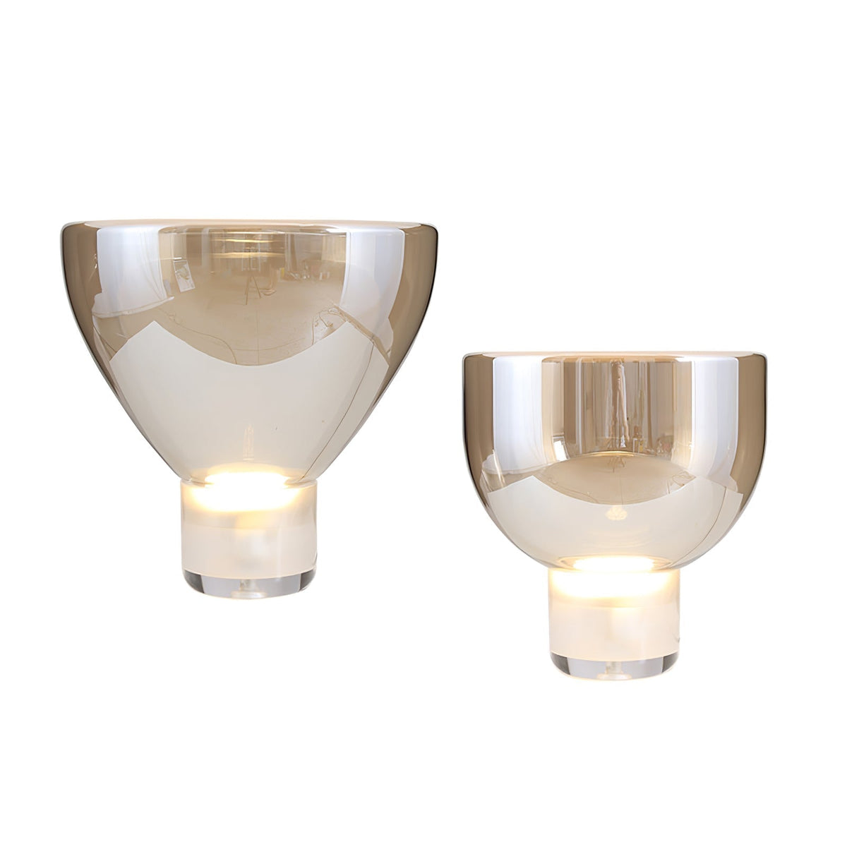 Cavm elegante Tischleuchte aus Glas