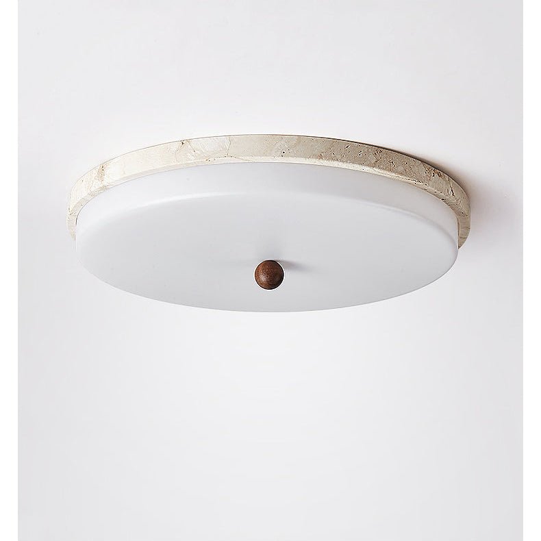 Aeon Travertine Orb Deckenleuchte