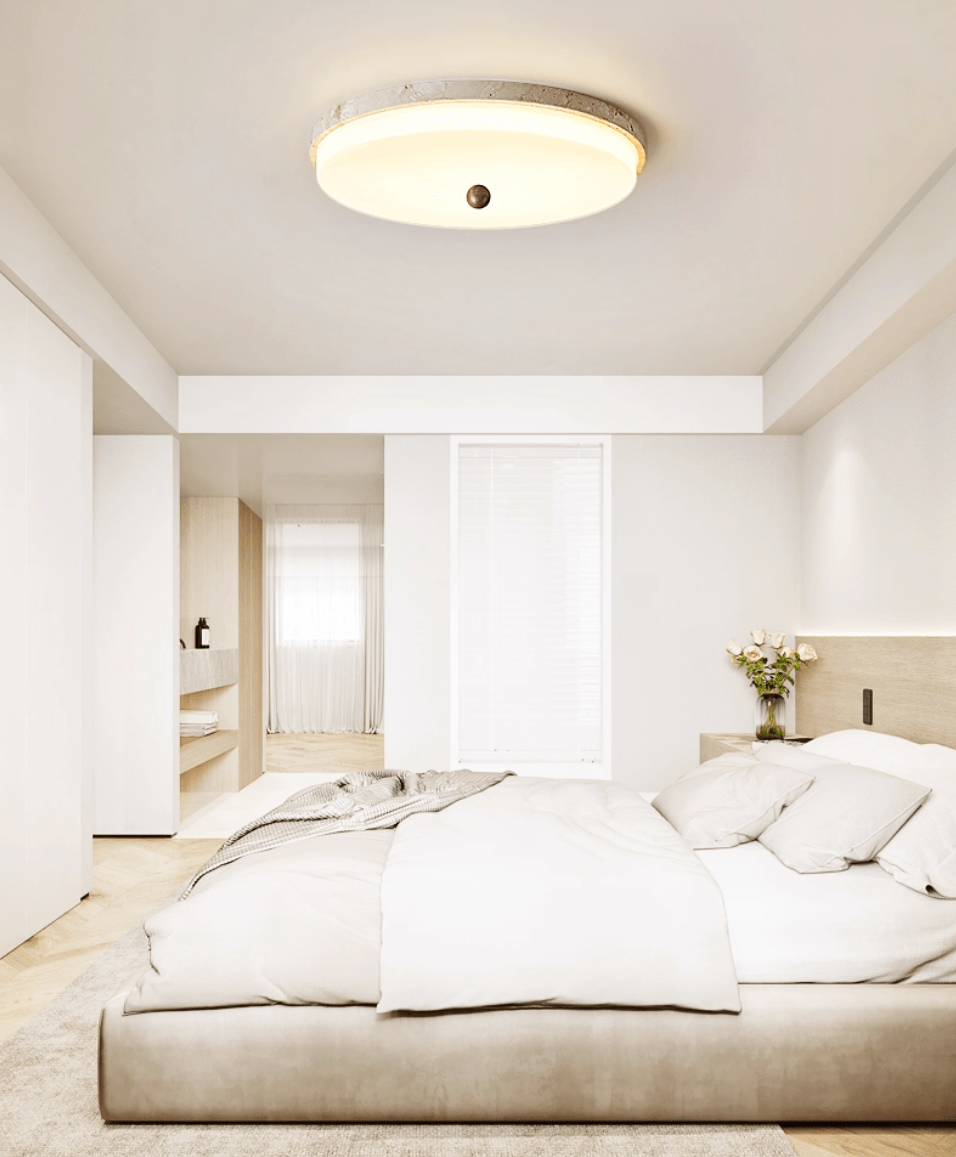 Aeon Travertine Orb Deckenleuchte