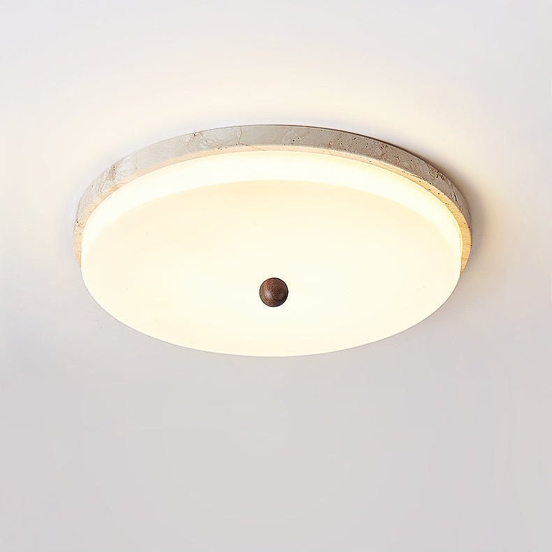 Aeon Travertine Orb Deckenleuchte