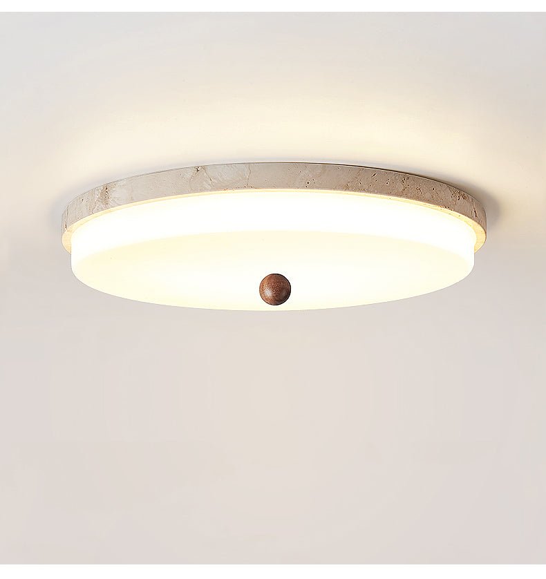Aeon Travertine Orb Deckenleuchte