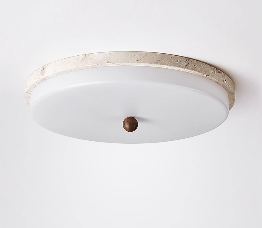 Aeon Travertine Orb Deckenleuchte