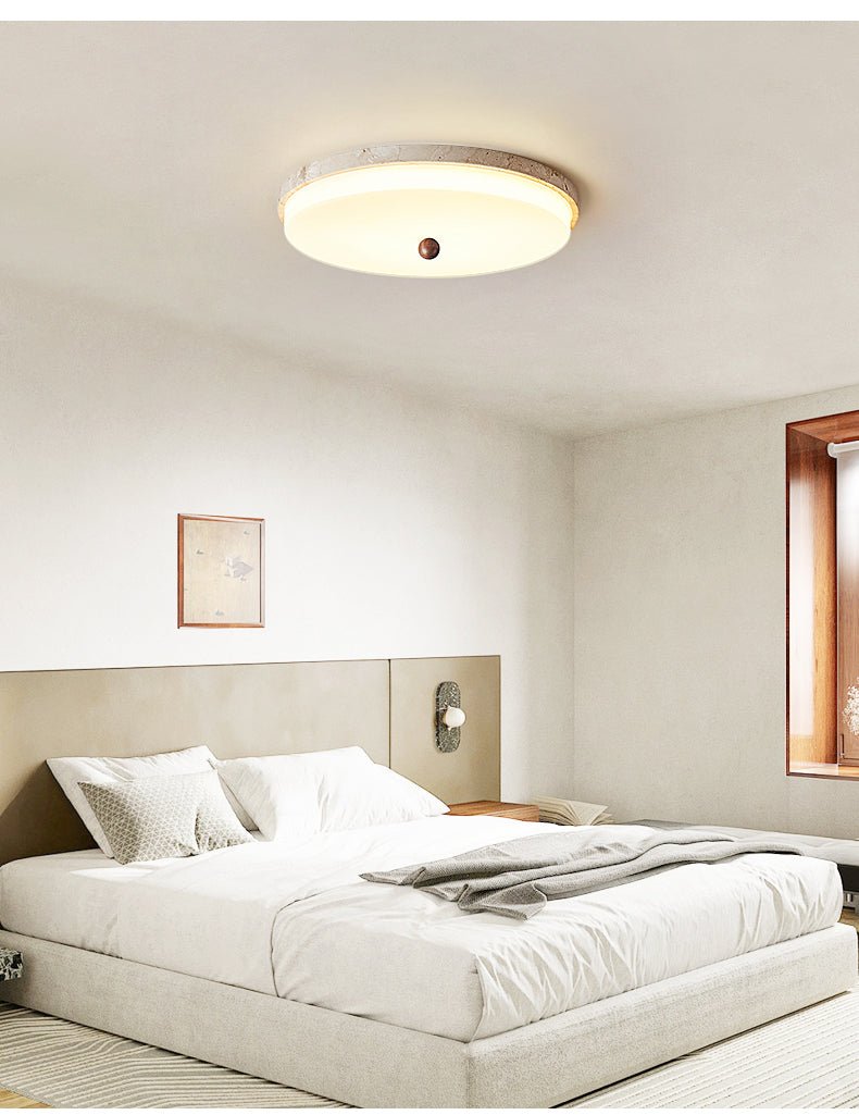 Aeon Travertine Orb Deckenleuchte