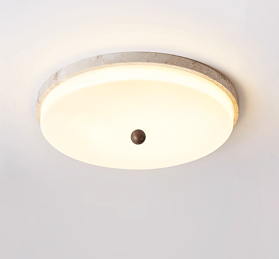 Aeon Travertine Orb Deckenleuchte