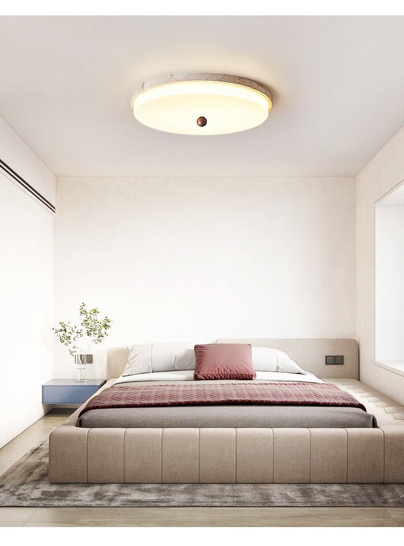 Aeon Travertine Orb Deckenleuchte