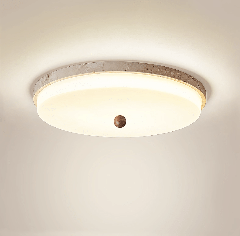 Aeon Travertine Orb Deckenleuchte