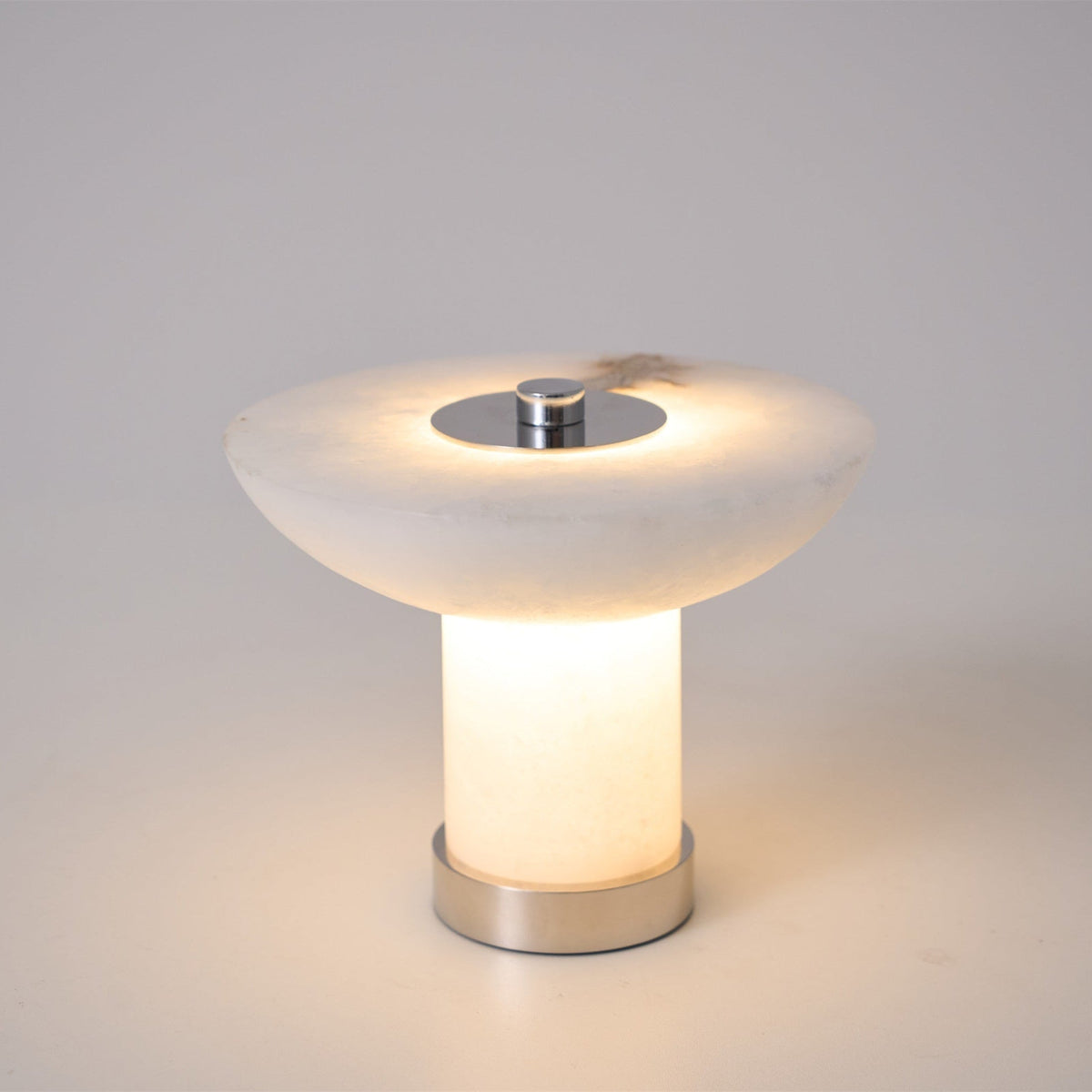 Eurnoran Pilzformige Alabaster-Tischleuchte
