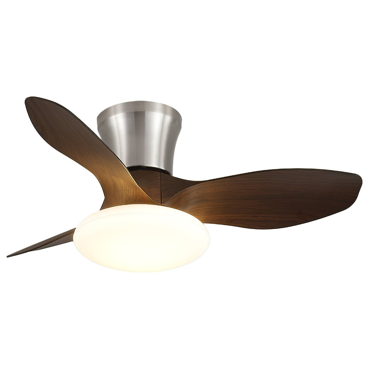 Velora Moderner Holz-Deckenventilator mit Beleuchtung