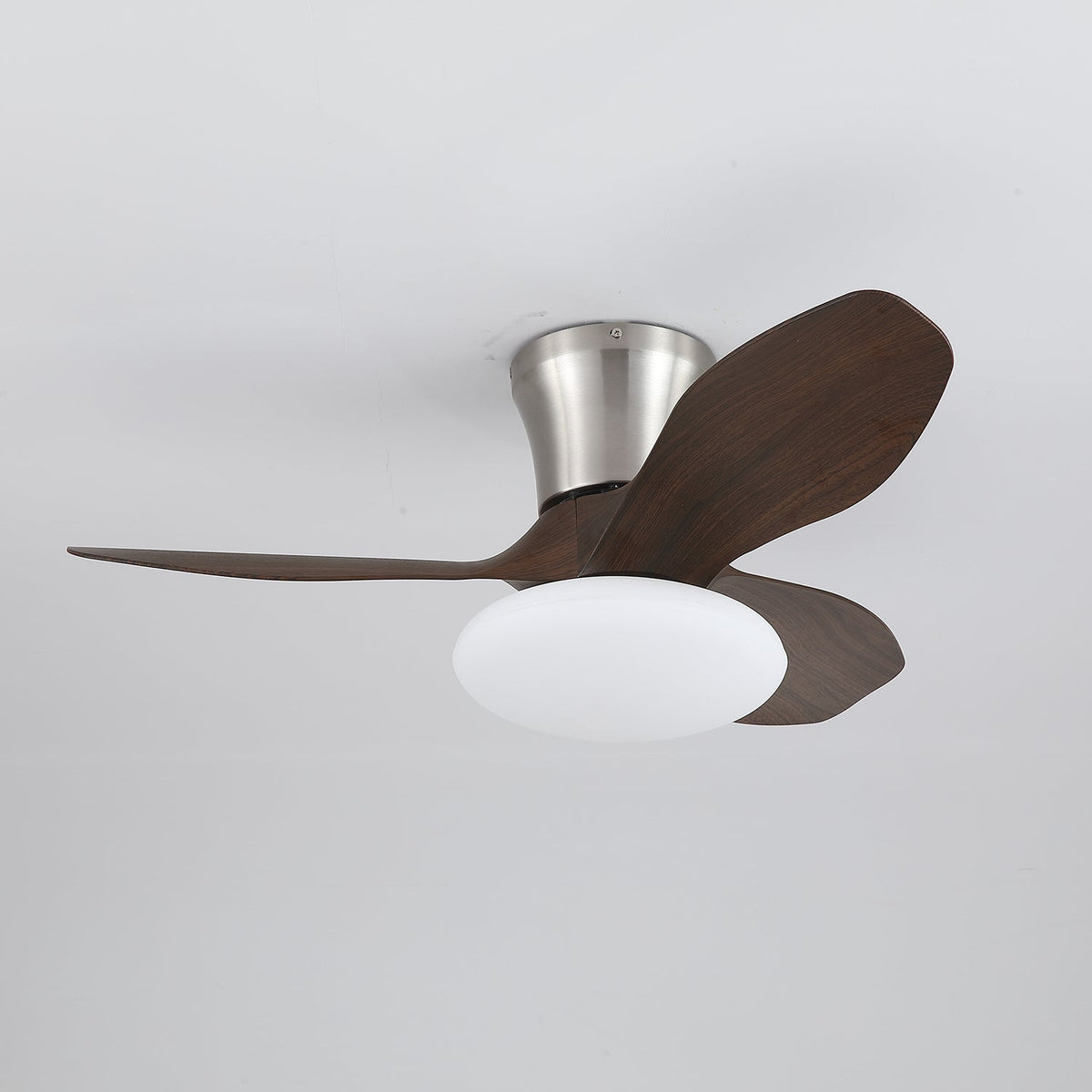 Velora Moderner Holz-Deckenventilator mit Beleuchtung