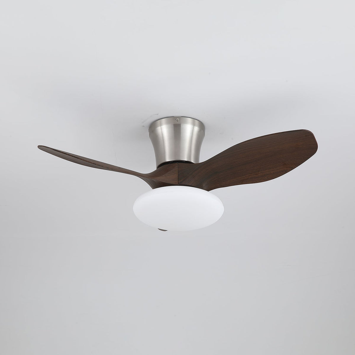 Velora Moderner Holz-Deckenventilator mit Beleuchtung