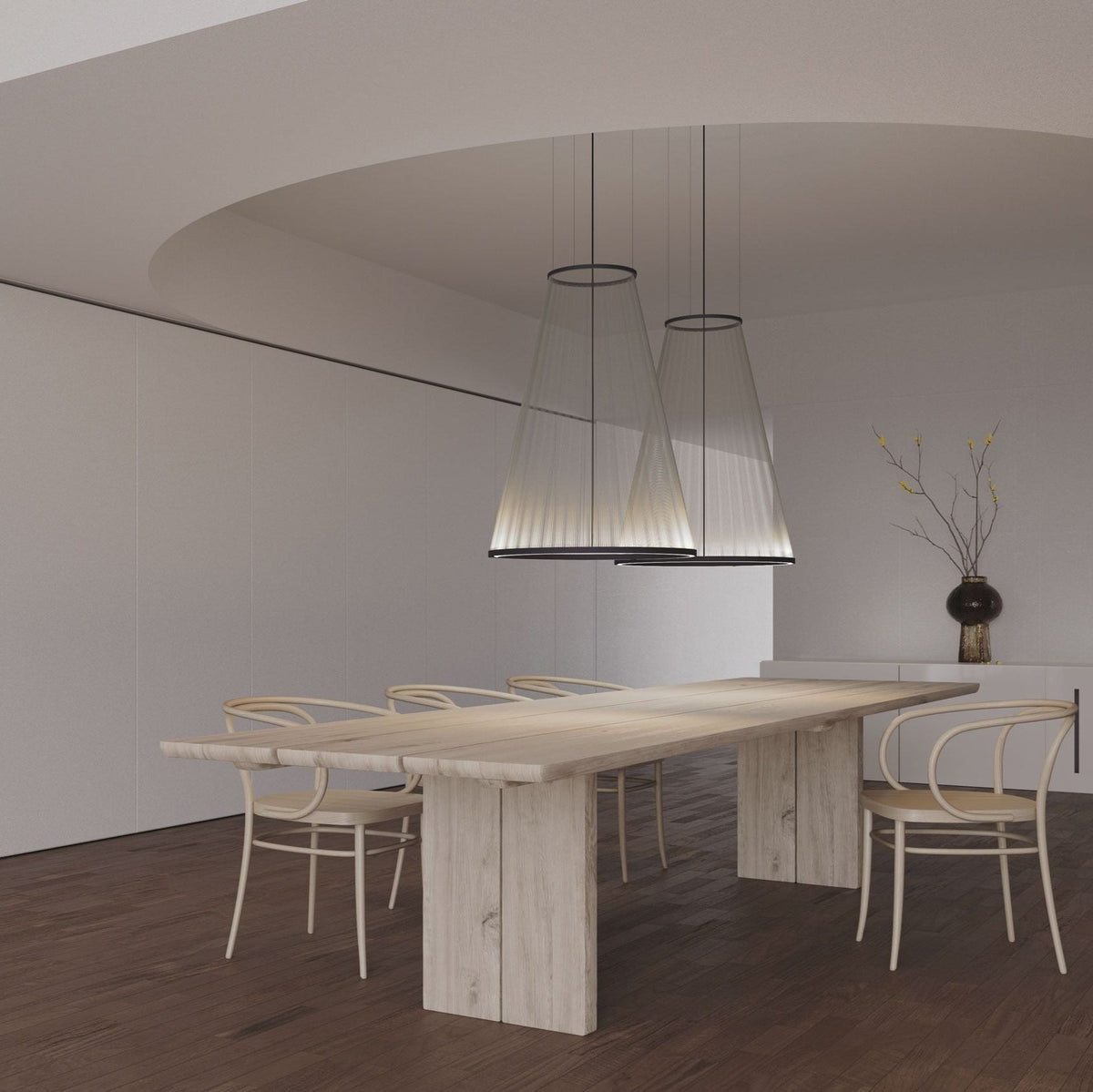 Hyn Minimalistische Aluminium-Pendelleuchte