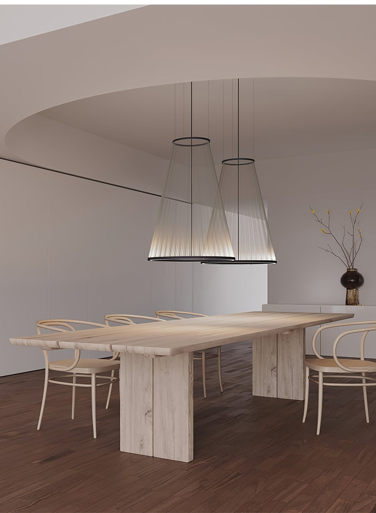 Hyn Minimalistische Aluminium-Pendelleuchte