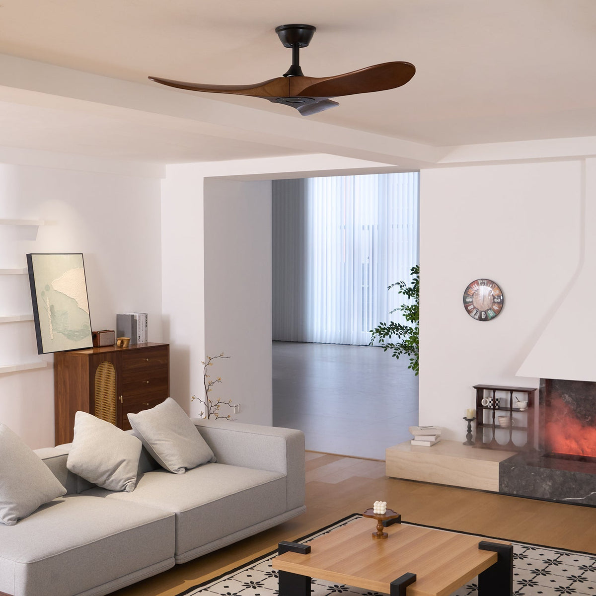 Aviona Deckenventilator aus Holz