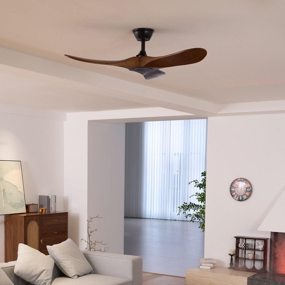 Aviona Deckenventilator aus Holz