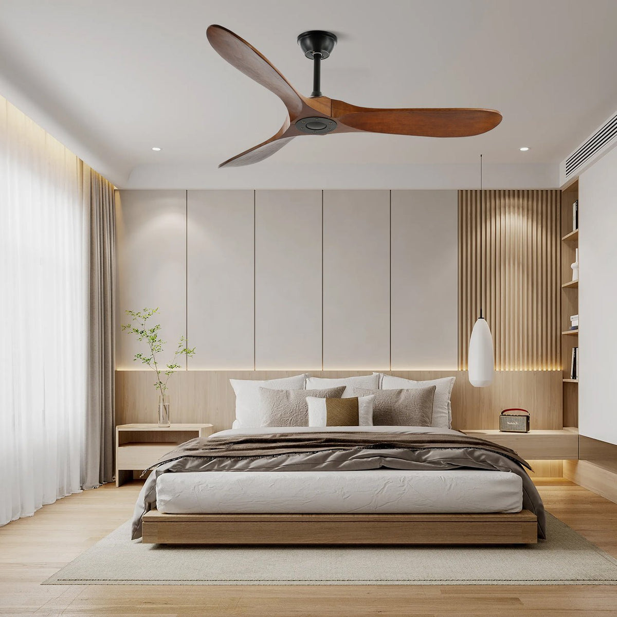 Aviona Deckenventilator aus Holz