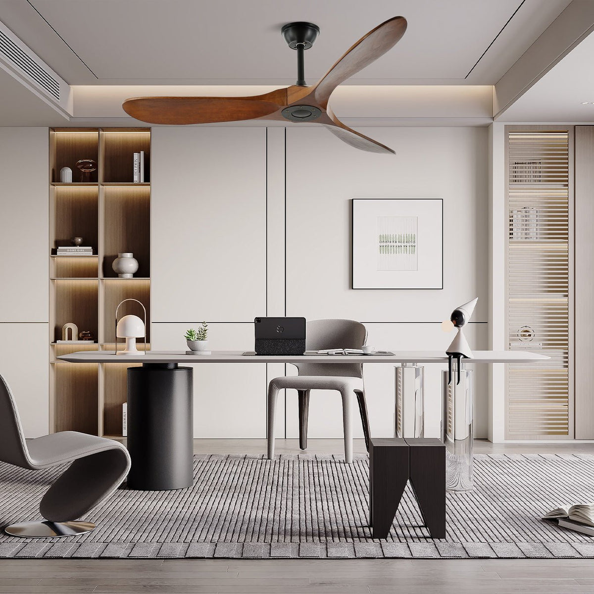 Aviona Deckenventilator aus Holz