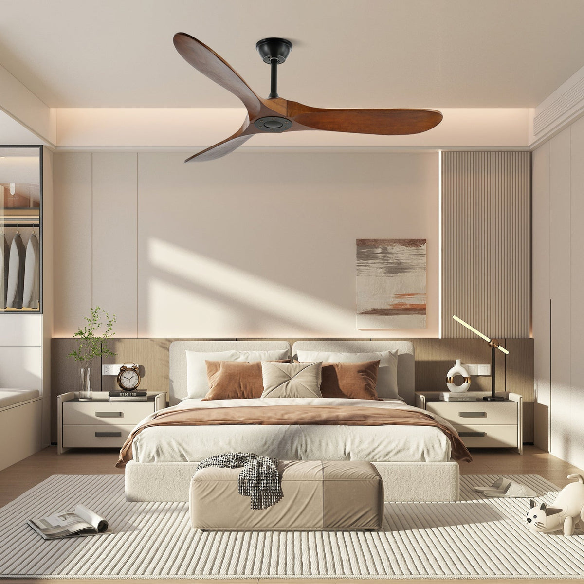 Aviona Deckenventilator aus Holz